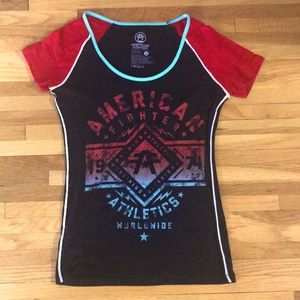 American Fighter Athletics Baseball Sleeve Tee